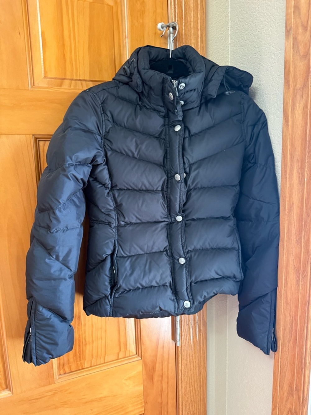 J.Crew Black Puffer Jacket XS